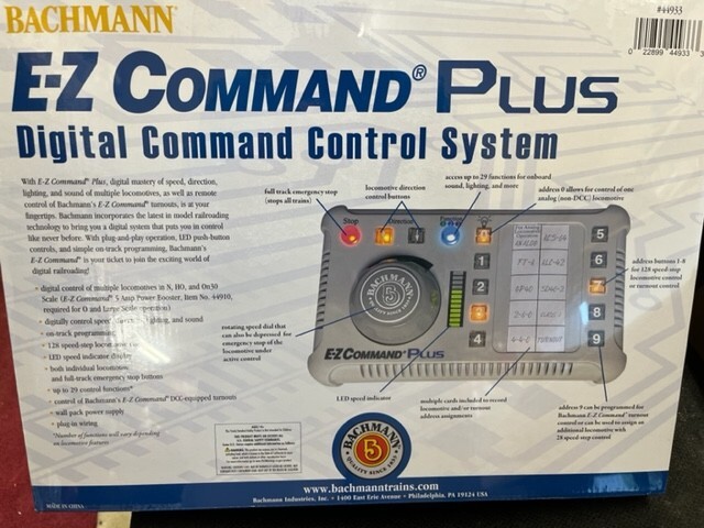 Système De Commande Numérique Bachmann E-Z Command HO #44902 - Neuf
