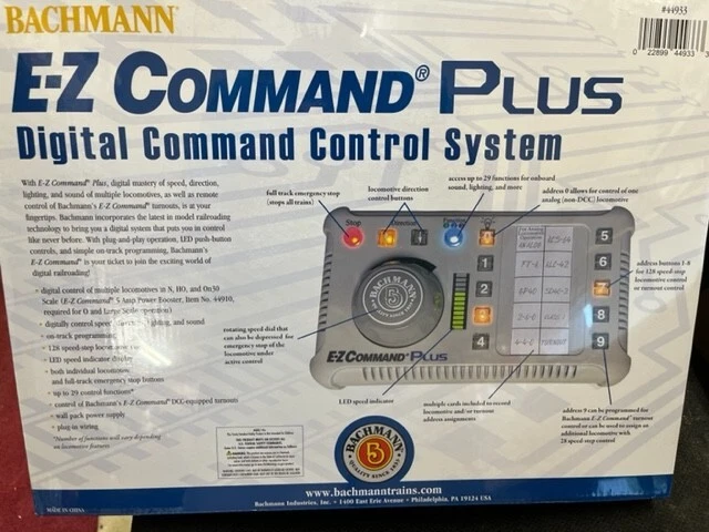 Bachmann 44933 E-Z Command PLUS - DCC System Complete, Digital Command Control - Image 3 of 4