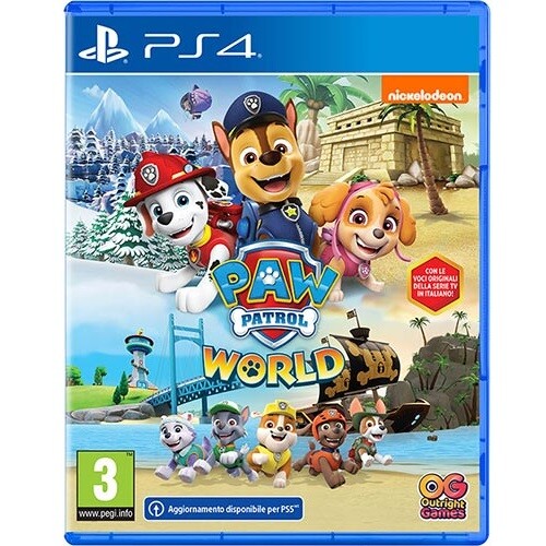 PAW PATROL WORLD PS4 VIDEOGIOCO PLAYSTATION 4 PAL ITA UP PS5 NUOVO SIGILLATO