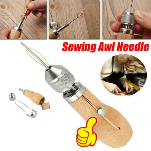 Speedy Stitcher Sewing Awl Tools Kit for Leather Sail & Canvas Heavy Repair JQ