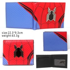 Spider-Man LOGO Cartoon Purse ID Credit Card Holder Leather Bag wallet