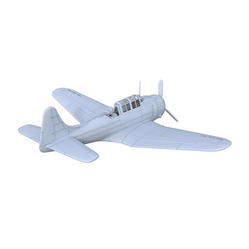 Yao's Studio LYR144245 1/144 Military Model Kit USN SBD-3 Dauntless Dive Bomber - Picture 3 of 4