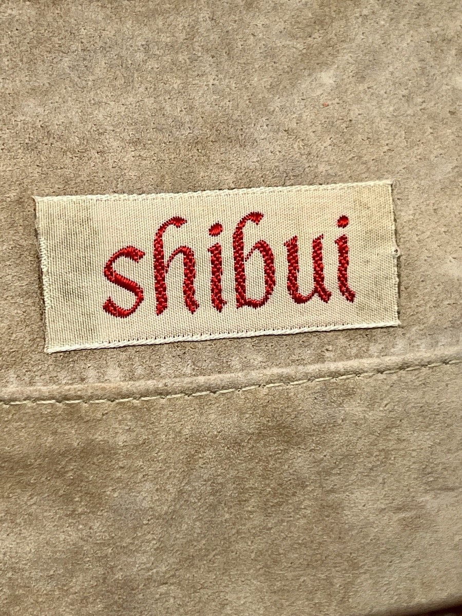 VINTAGE SHIBUI GENUINE LEATHER BROWN PATCH ENVELOP CLUTCH SHOULDER  HANDBAG View 4