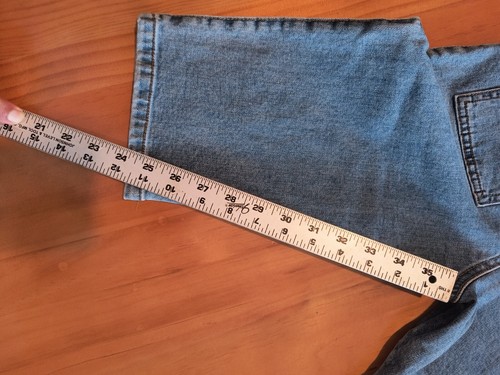 Open Edit Girls Denim Shorts Size 4 Elastic Waist Pull On Bike Style Blue - Picture 5 of 6