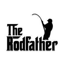 Fishing The Rodfather Vinyl Decal