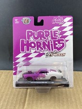M2 Machines Purple Hornies 1970 Ford Mustang Boss 429 Comb Ship 1