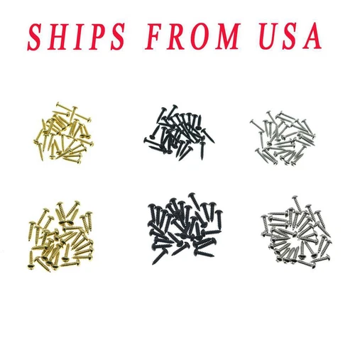 30pcs Stainless Steel #2 & #3 x 3/8" Guitar/Bass Tuning Pegs Machine Head Screws