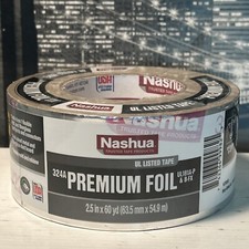 Nashua Tape 2.5 in. x 60 yd. 324A Premium Foil HVAC UL Listed Sealer Duct Tape