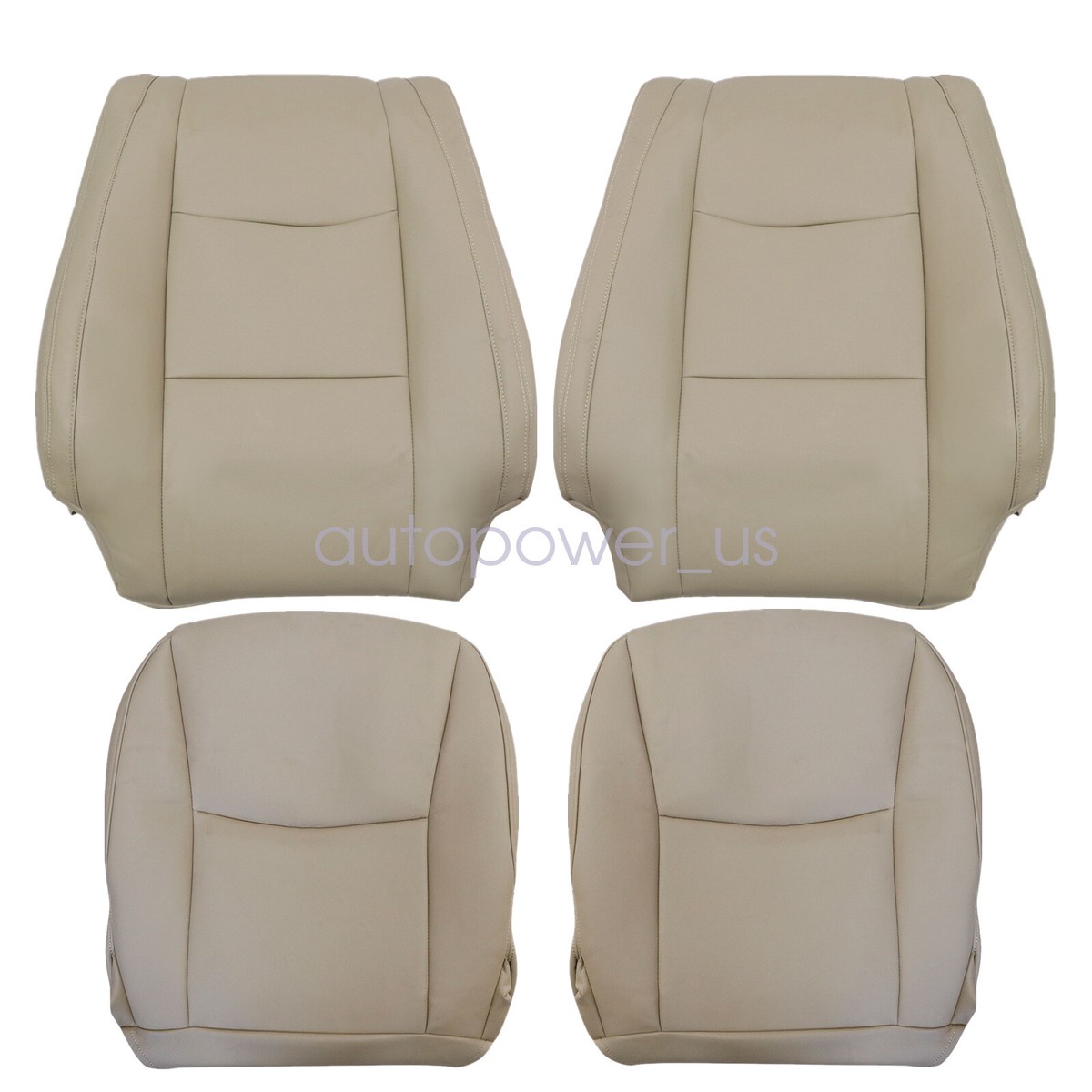 NLQR Driver Side Bottom Leather Seat Cover - Light Tan, Compatible With Lexus GX470 2003-2009 - View #4