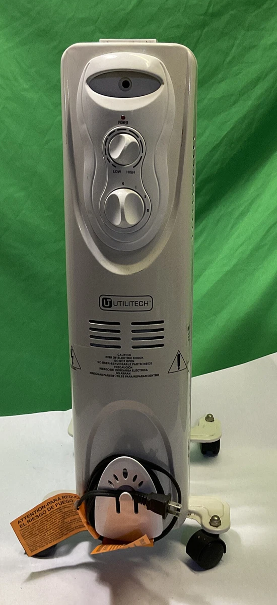 Utilitech 1500-Watt Oil-filled Radiant Tower Electric Space Heater 0689360  | eBay
