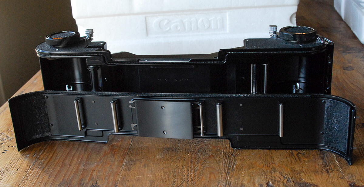 Canon 250 Exposure Back for F-1 Film Chamber in box with manual EXC++ RARE F1