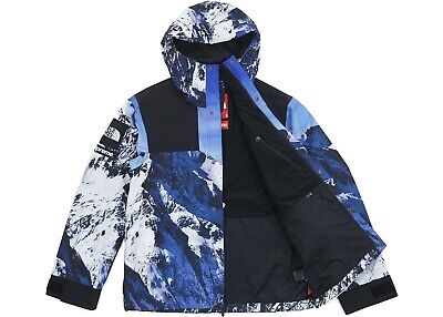 The North Face X SUPREME Mountain Parka FW17 Jacket Snowy The North Face X SUPREME Mountain Parka FW17 Jacket Snowy