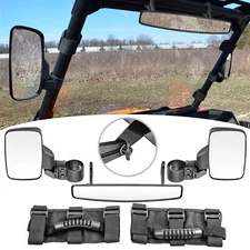 Rear Side View Center Mirror W/Handles For Kawasaki Teryx KRX 1000 Teryx 750 800