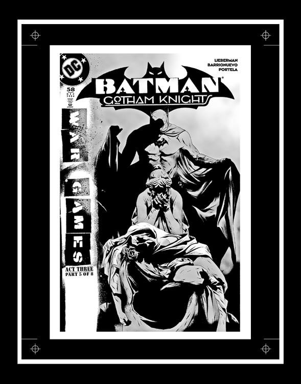 Jae Lee Batman: Gotham Knights #58 Rare Production Art Cover Monotone