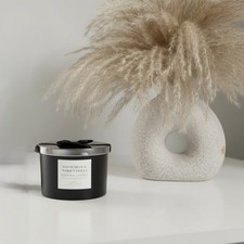 White Musk & Warm Vanilla 3 Wick Candle Large Glass Jar Gift New