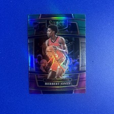 2021-22 Panini Select -   Herbert Jones #45 Green White Purple Prizm (RC)