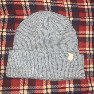 Vuori Alpine Waffle Beanie Light Cloud Blue One Size Knit