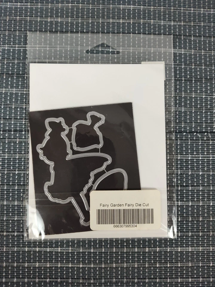 Lote de 2 troqueles estampado Bella Fairy Garden cio530 y Butterfly Girl Bess cio665 Foto 4 de 4