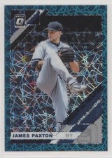 2019 Panini Donruss Optic Teal Velocity Prizm 27/35 James Paxton #161 gg8