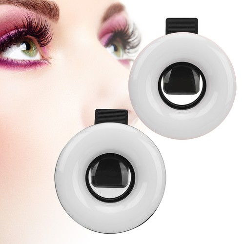 Macro Lens With Mini Clip Ring Light 15X Zoom 3000K‑6500K 5 Adjustable Brig GDB - Photo 9/18