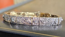 Antique Old Cut Diamond bangle/ bracelet from E.Drury Fine Antique Diamonds