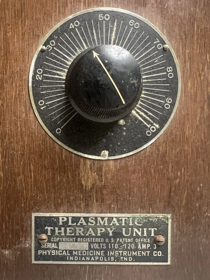 Unidad de Terapia Plasmática Electro-Shock Paranormal De Colección, Quack Medical, Rarezas Foto 2 de 4
