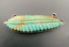 Turquoise Feather Bar Pendant