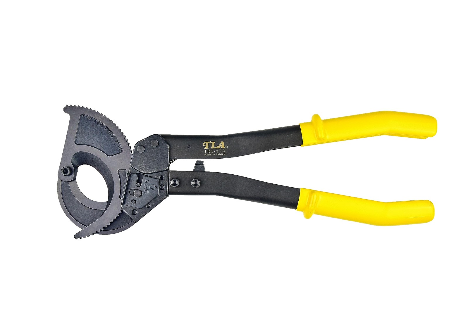 Teleantool TRC-520 Heavy Duty Ratcheting Cable Cutter for Copper Wires