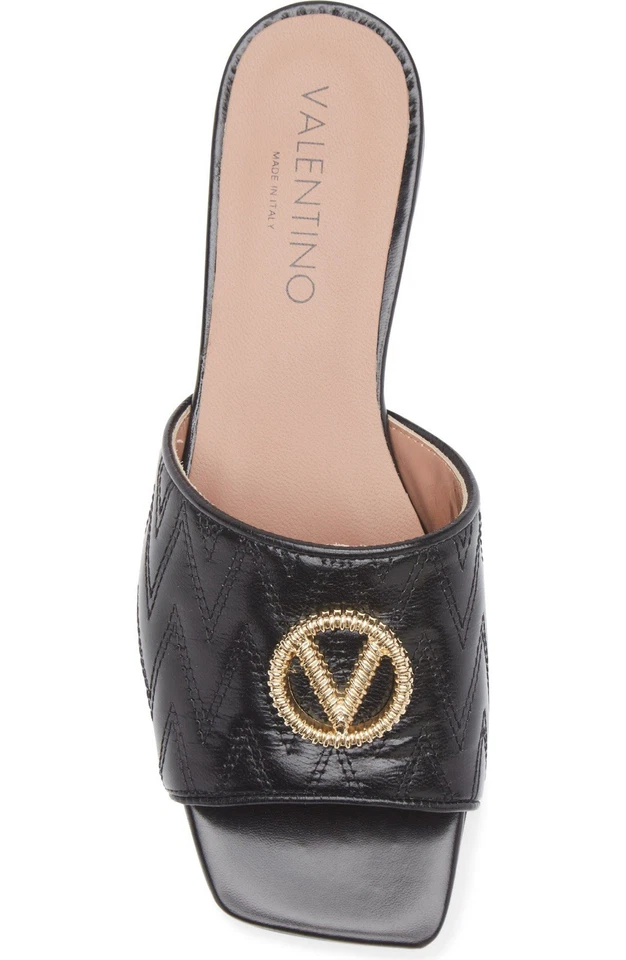 Sandalias acolchadas VALENTINO BY MARIO VALENTINO Venere Logo en negro talla 7 399 $ Foto 4 de 4