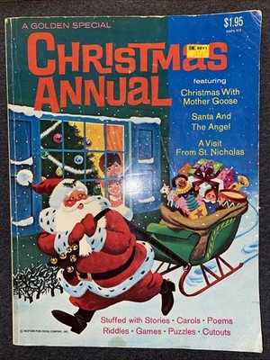 Vintage A Golden Special Christmas Annual Magazine Boys Girls Santa Claus 1975