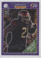 2021 Leaf Pro Set Metal Purple Wave 7/35 Marvin Wilson #61 a8x