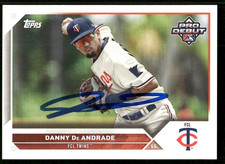 2023 Topps Pro Debut DANNY DE ANDRADE Signed Card autograph auto TWINS