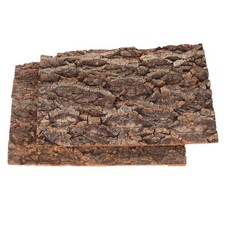 2 Pcs Reptile Tree Bark Terrarium Platforms Natural Climbing Decor for Reptiles