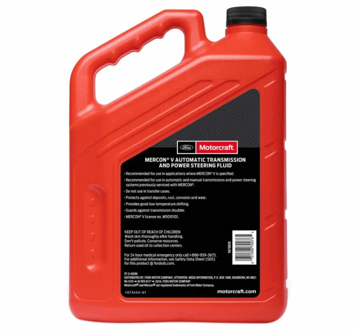 Fluido de transmisión automática Motorcraft XT105Q3LV Mercon LV, 5 cuartos (paquete de 10) Foto 3 de 3