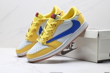 New AJ 1 Retro Low OG Travis Scott Canary DZ4...