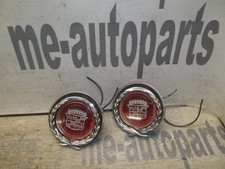 68-69 Cadillac Eldorado Left Right Rear Marker Lamp Light Lens Wreath Emblem