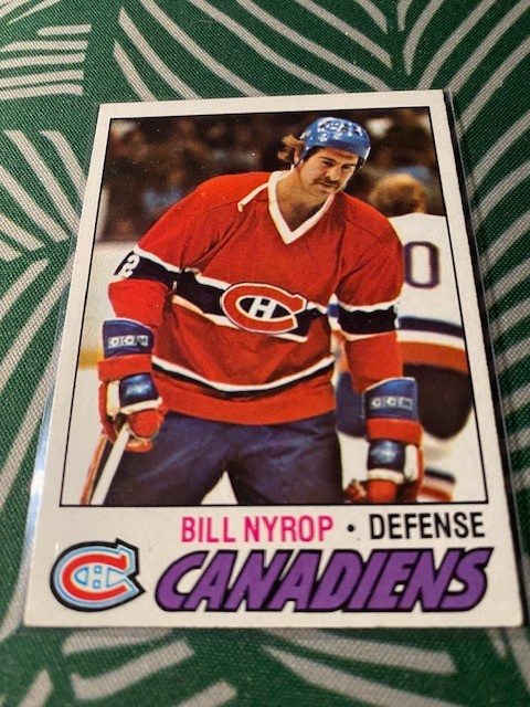 1977-78 Topps - Bill Nyrop #91 - FREE SHIPPING
