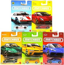 2025 Matchbox MBX Sport Cars Series Complete 5 Car Set Case Fresh