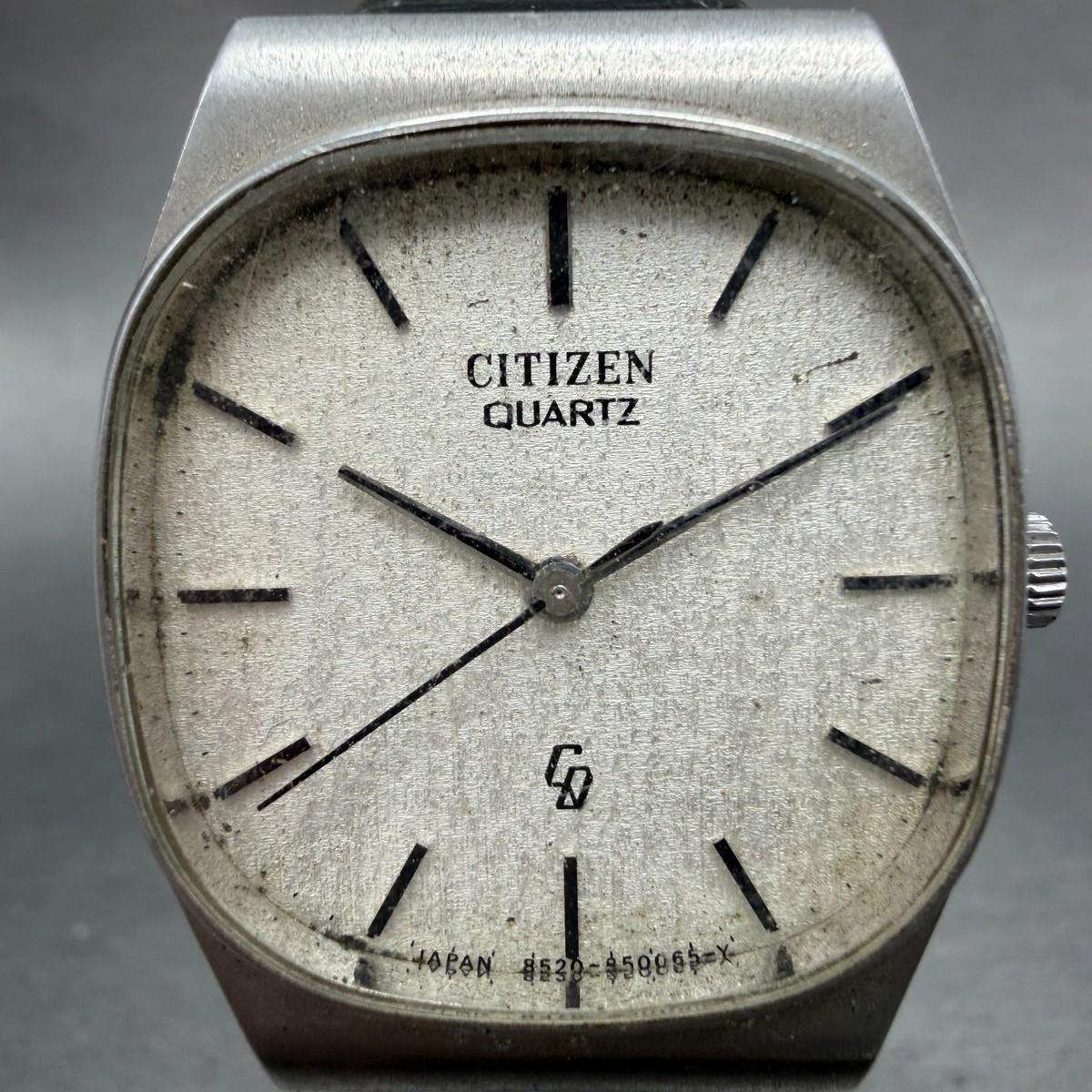 Citizen CQ Watch Men 32mm Silver Dial Silver Tone 4-850041 New