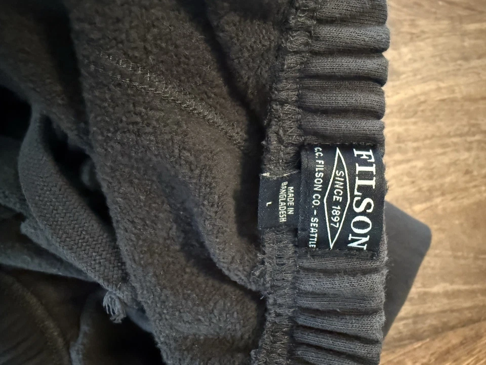 Pantalones deportivos Filson Prospector para hombre talla L negros lavados usados en excelente estado Foto 2 de 2