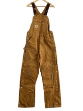 Carhartt Overalls, Size 32, Cotton, CML, Plain, R37