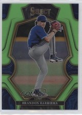 2023 Panini Select Premier Level Neon Green Prizm 32/75 Brandon Barriera 0xu1