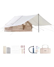 VEVOR Inflatable Tents for Camping 3-5 Person Easy Setup Blow up Tent Hand Pump