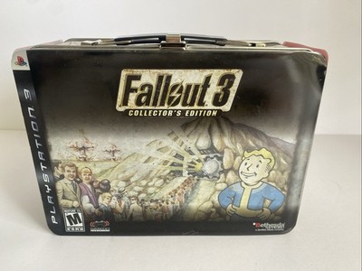 Fallout 3 Collector's Edition PS3 Complete CIB Lunchbox Bobblehead Art Book