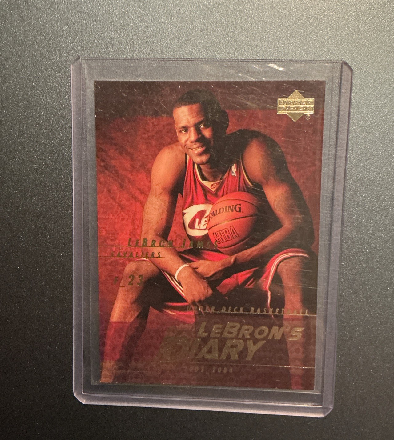 LEBRON JAMES 2003-04 UPPER DECK #LJ11 ROOKIE LEBRON'S DIARY RC CAVALIERS B