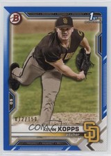 2021 Bowman Draft Blue 72/150 Kevin Kopps #BD-7 1o2