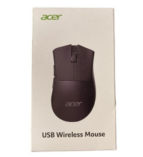 Acer OMR243 USB Wireless Mouse 1200 DPI 2.4GHz Wireless Optical PC Laptop NEW