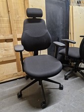 orangebox flo black ergonomic DSE office Chair with lumbar support 