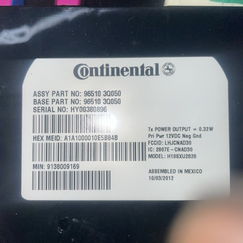 2011 2012 2013 2014 HYUNDAI SONATA COMMUNICATION CONTROL MODULE OEM - Picture 3 of 4