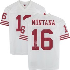 Joe Montana 49ers Signed Mitchell & Ness White Authentic Jersey w/Joe Cool Insc